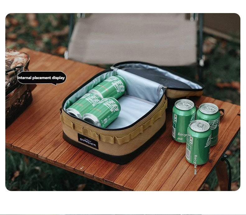 Large insulated picnic cooler bag by Home Sweet Home with handles, showing its spacious, insulated interior and durable exterior.