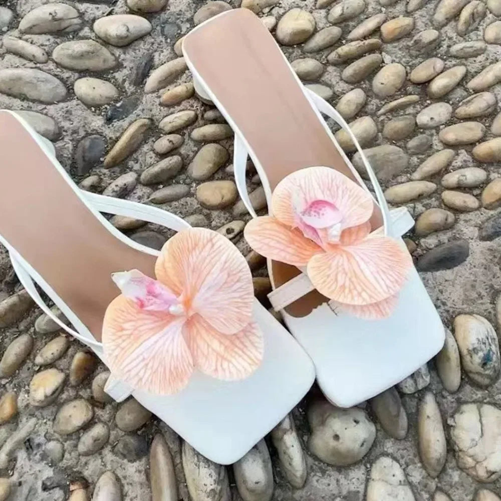 Butterfly & Orchid Flower Shoe Charms | Decorative Shoe Buckles
