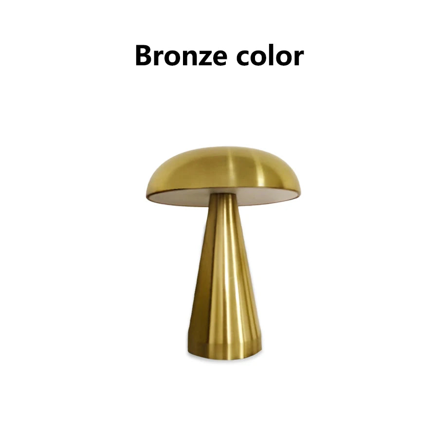 Aamasun Retro Mushroom Table Lamp | Touch Dimmer, 3 Colour Temperatures
