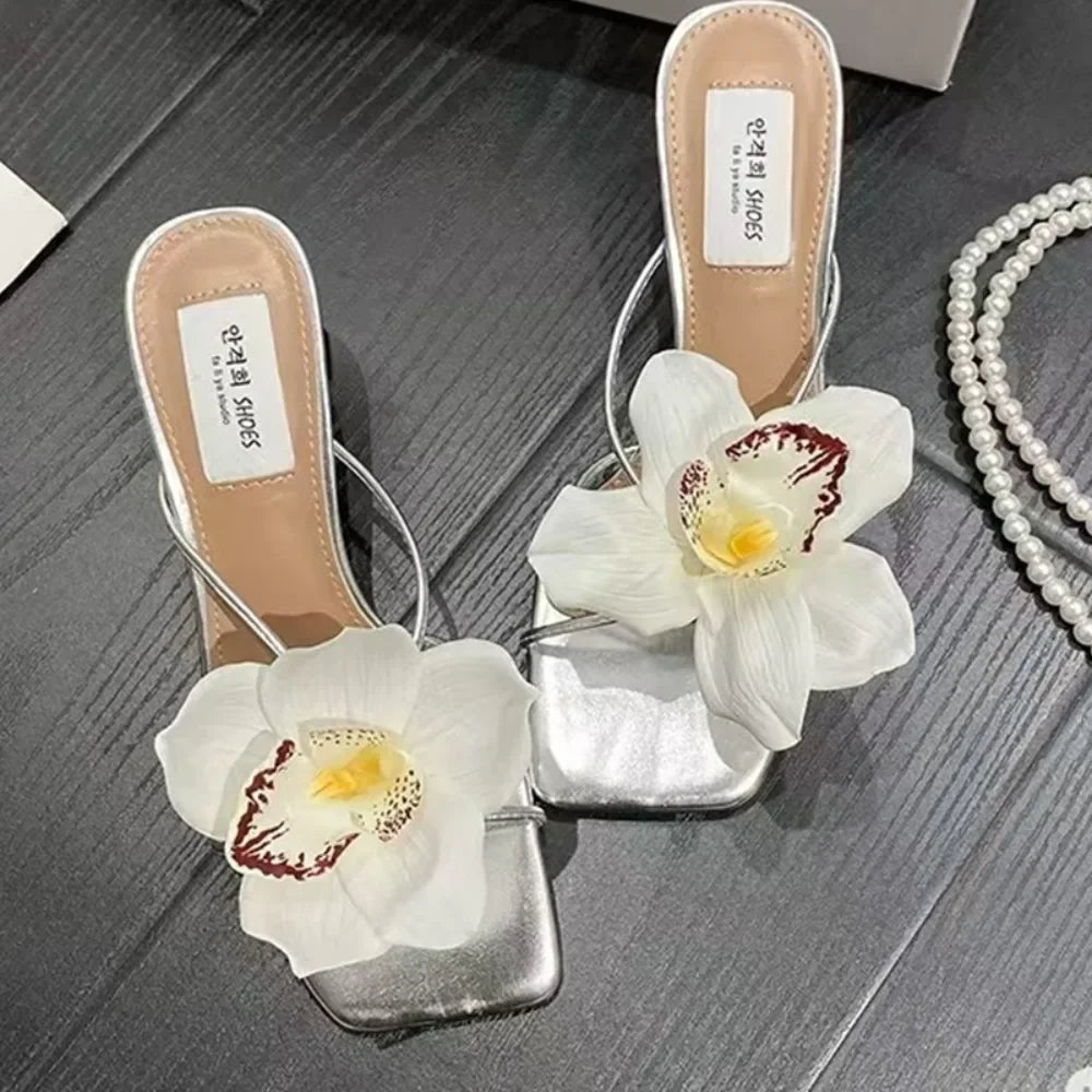 Butterfly & Orchid Flower Shoe Charms | Decorative Shoe Buckles