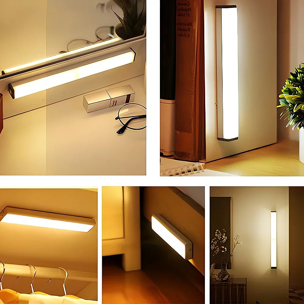 USB Rechargeable Motion Sensor Night Light — Magnetic LED Strip, 4 Sizes