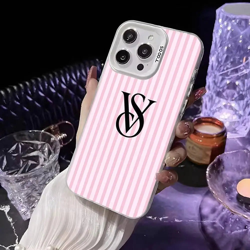 Victoria's Secret Inspired Slim Shockproof iPhone Case | iPhone 11–17 Pro Max