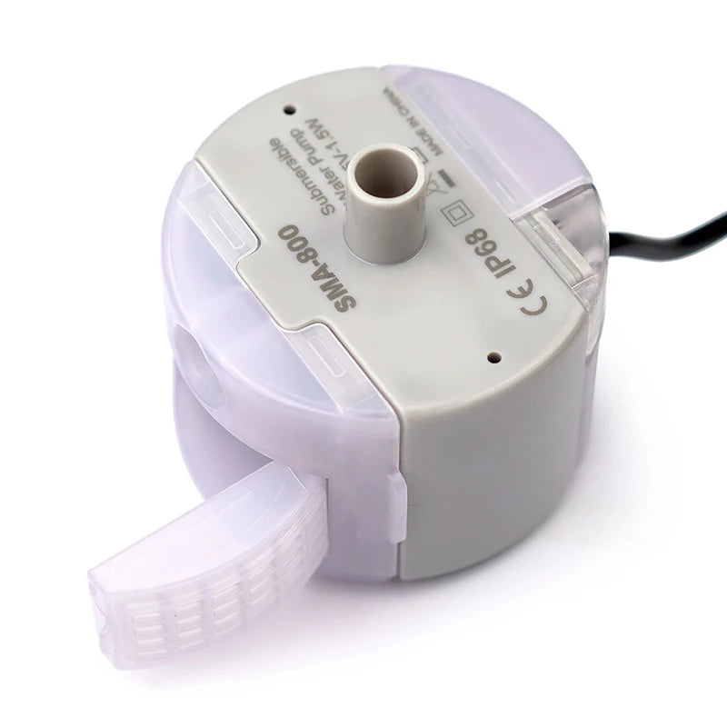 Home Sweet Home cat water fountain replacement pump and cleaning brush with USB silent motor for quiet, efficient water flow.