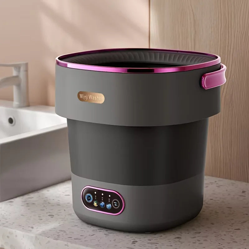 15L Portable Foldable Washing Machine — Mini Washer with Spin TRENDING