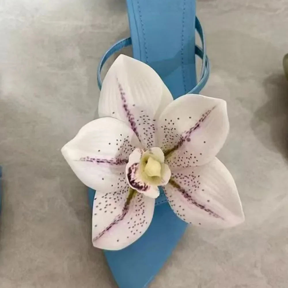 Butterfly & Orchid Flower Shoe Charms | Decorative Shoe Buckles