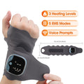 EMS Heating Wrist Massager – Cordless Thermal Massage Brace with Voice Prompts
