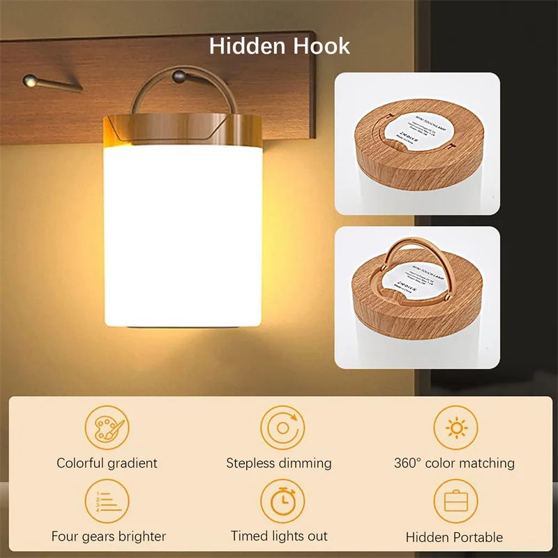 Smart LED Night Light | Touch Control RGB Table Lamp