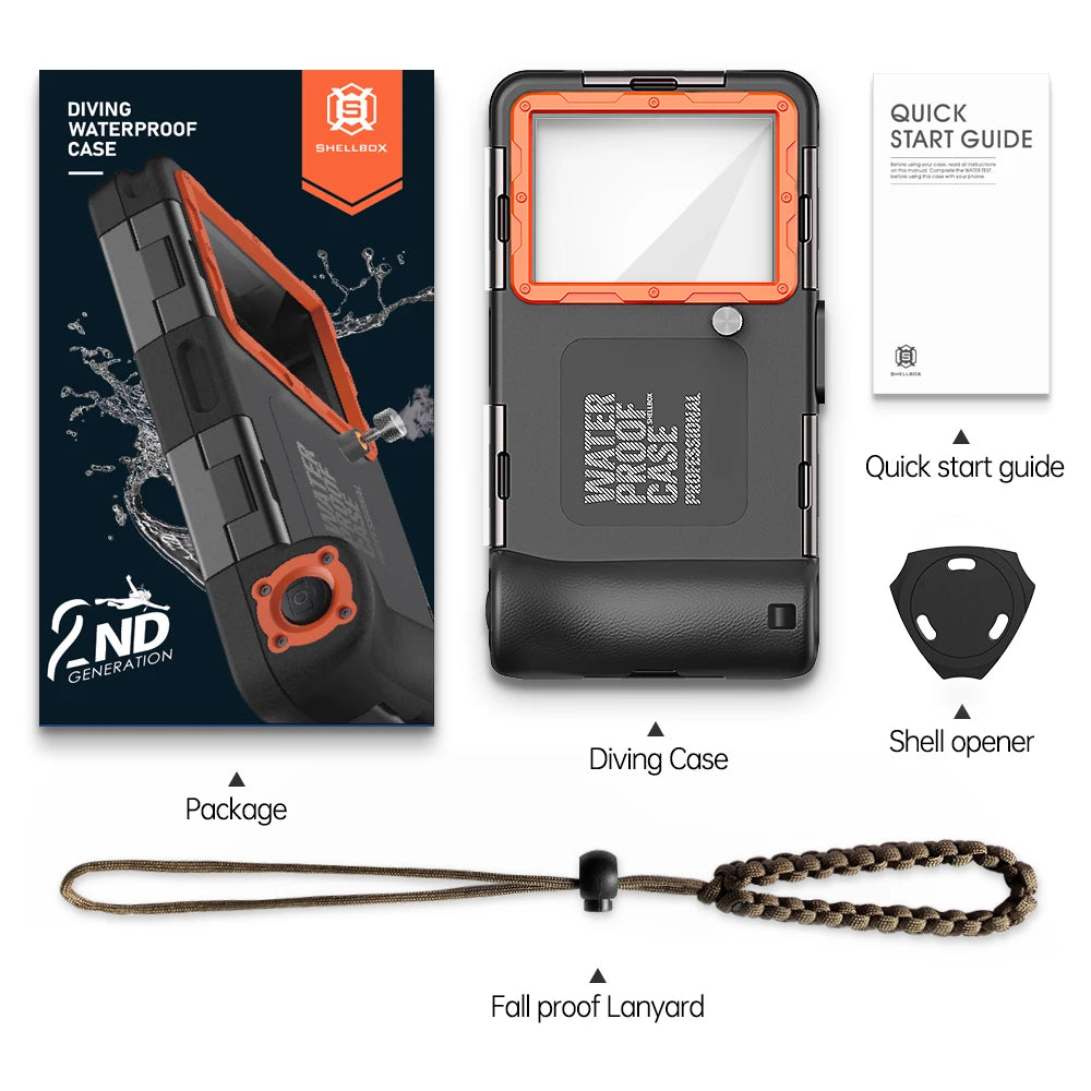IP68 Waterproof Phone Case – 15m/50ft Diving Cover for Universal 6.9" Phones