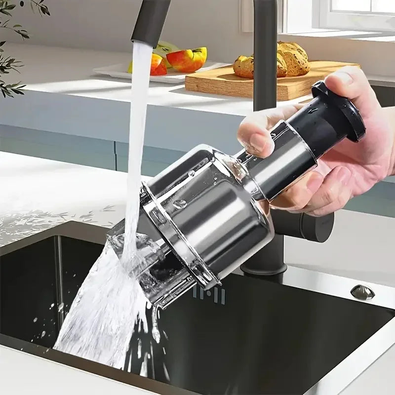 Manual Garlic Chopper Crusher Stainless Steel Handheld