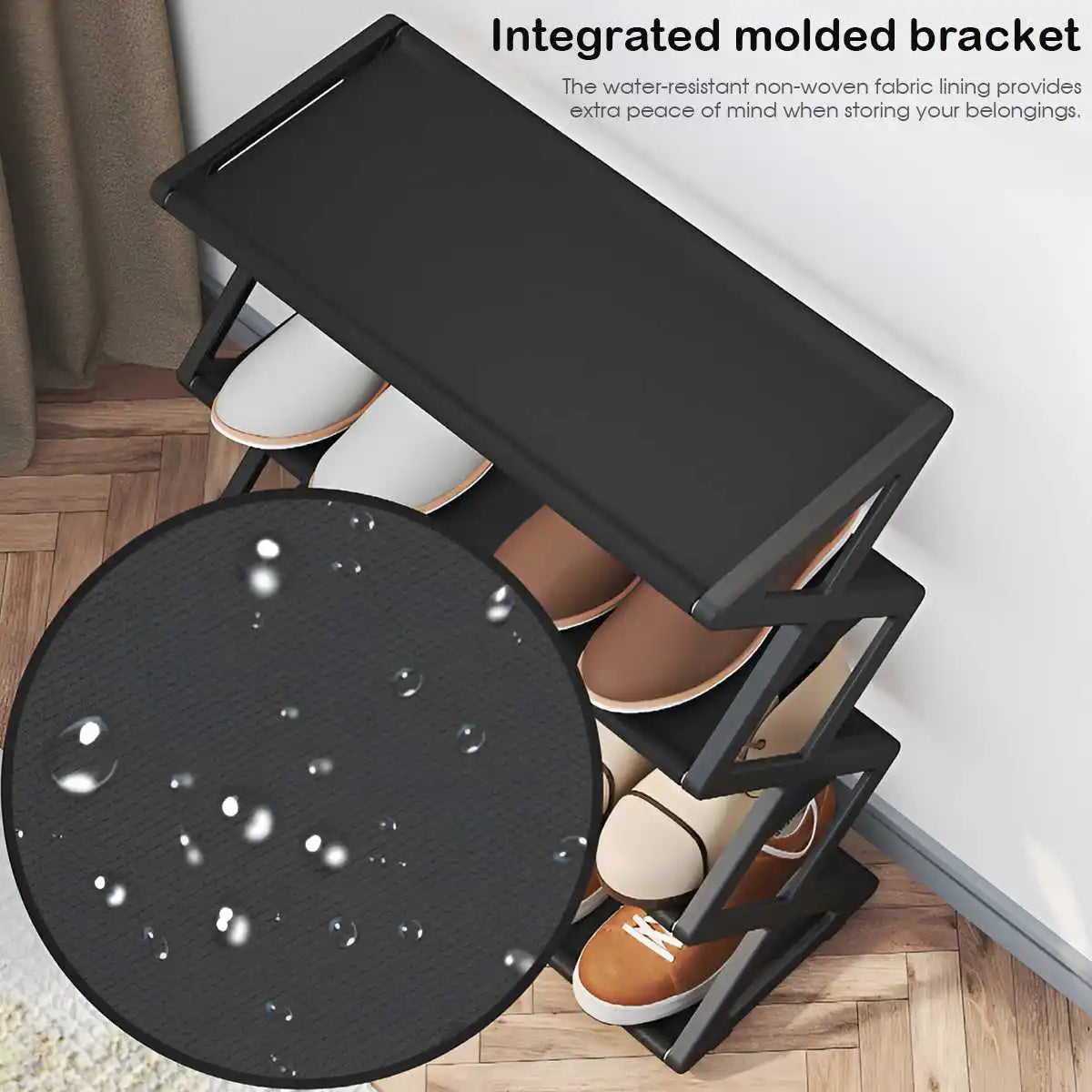 4-Tier X-Shape Shoe Rack – Foldable Dustproof Storage Organiser for Entryway, Hallway & Bedroom