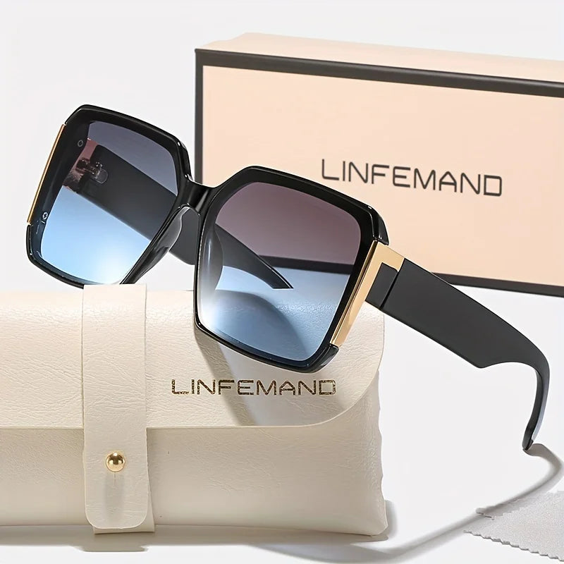 Oversized Rectangle Fashion Sunglasses