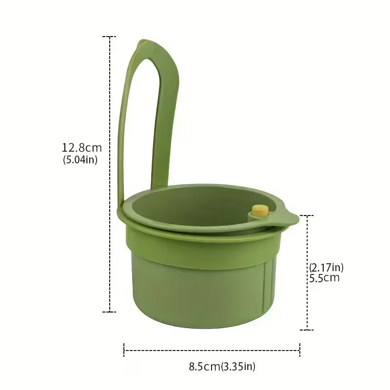 Press-Type Drain Basket & Sink Organiser – Kitchen & Bathroom Food Strainer