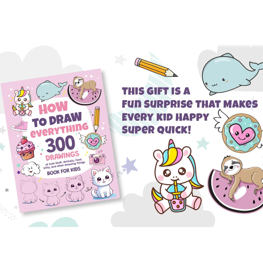 How to Draw Anything — 300 Cute Step-by-Step Drawing Tutorials