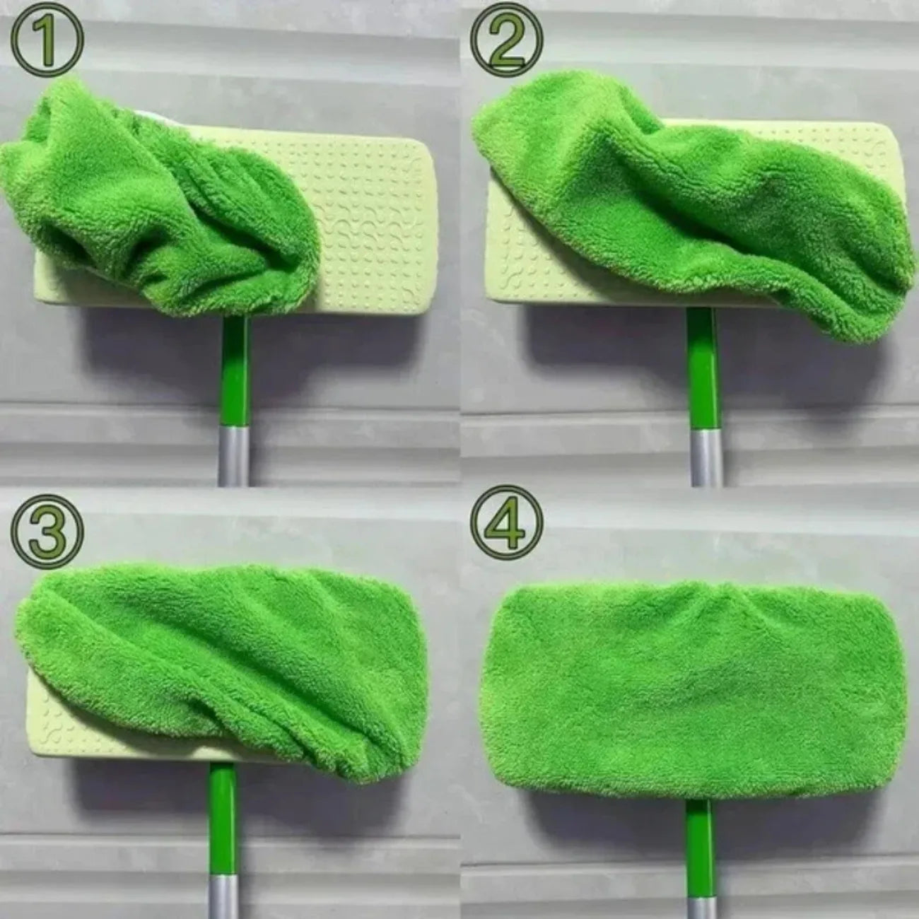 Eco-Friendly Microfibre Flat Mop Pads – 6-Pack Washable & Reusable Mop Covers