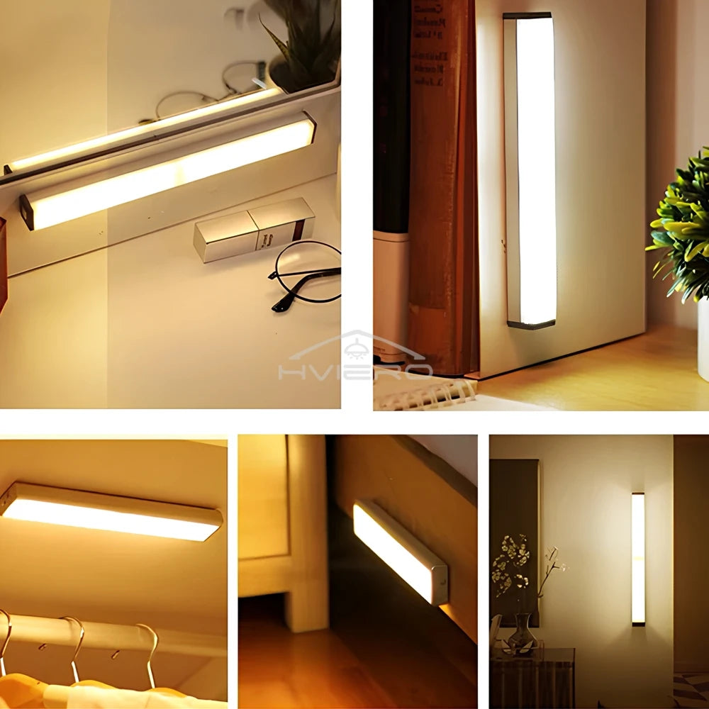 USB Rechargeable Motion Sensor Night Light — Magnetic LED Strip, 4 Sizes