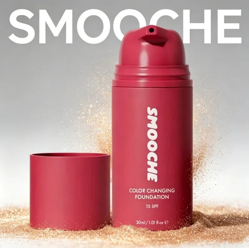 Smooche Colour-Changing Liquid Foundation | Glycerin & Vitamin E | 30ml