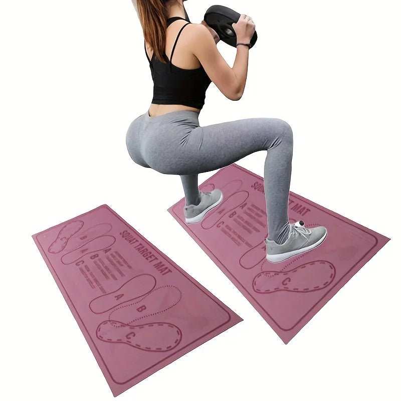Home Sweet Home anti-slip squat pad set with non-slip training mats for stable support during home and gym workouts.