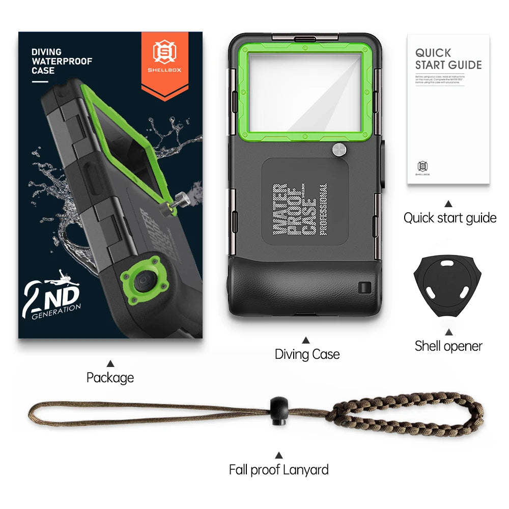 IP68 Waterproof Phone Case – 15m/50ft Diving Cover for Universal 6.9" Phones