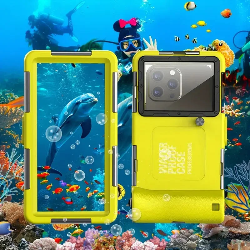 IP68 Waterproof Phone Case – 15m/50ft Diving Cover for Universal 6.9" Phones