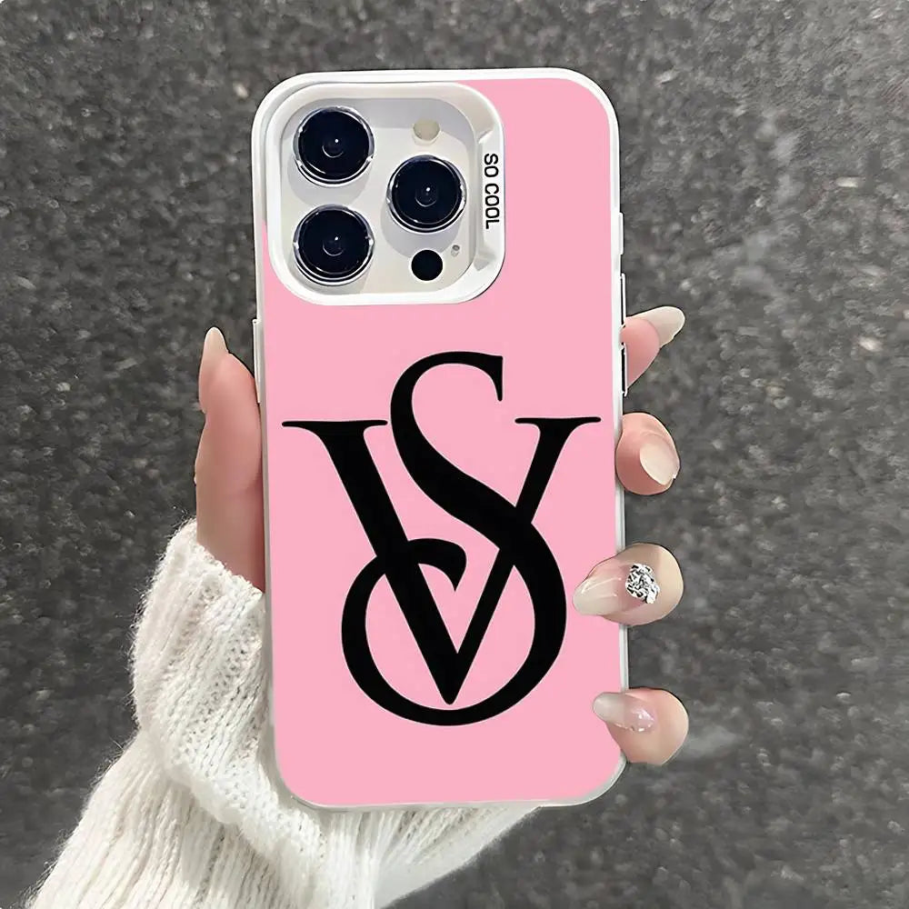 Victoria's Secret Inspired Slim Shockproof iPhone Case | iPhone 11–17 Pro Max