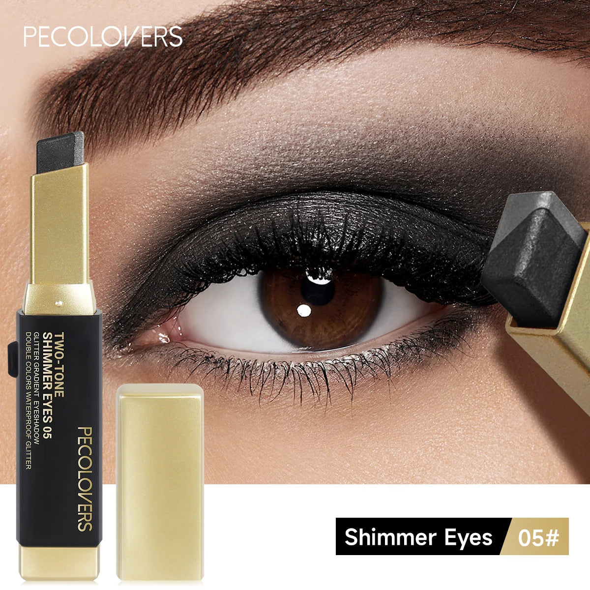 Double Colour Eyeshadow Stick Glitter Highlight Shadow Stick