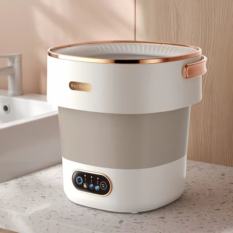 15L Portable Foldable Washing Machine — Mini Washer with Spin TRENDING