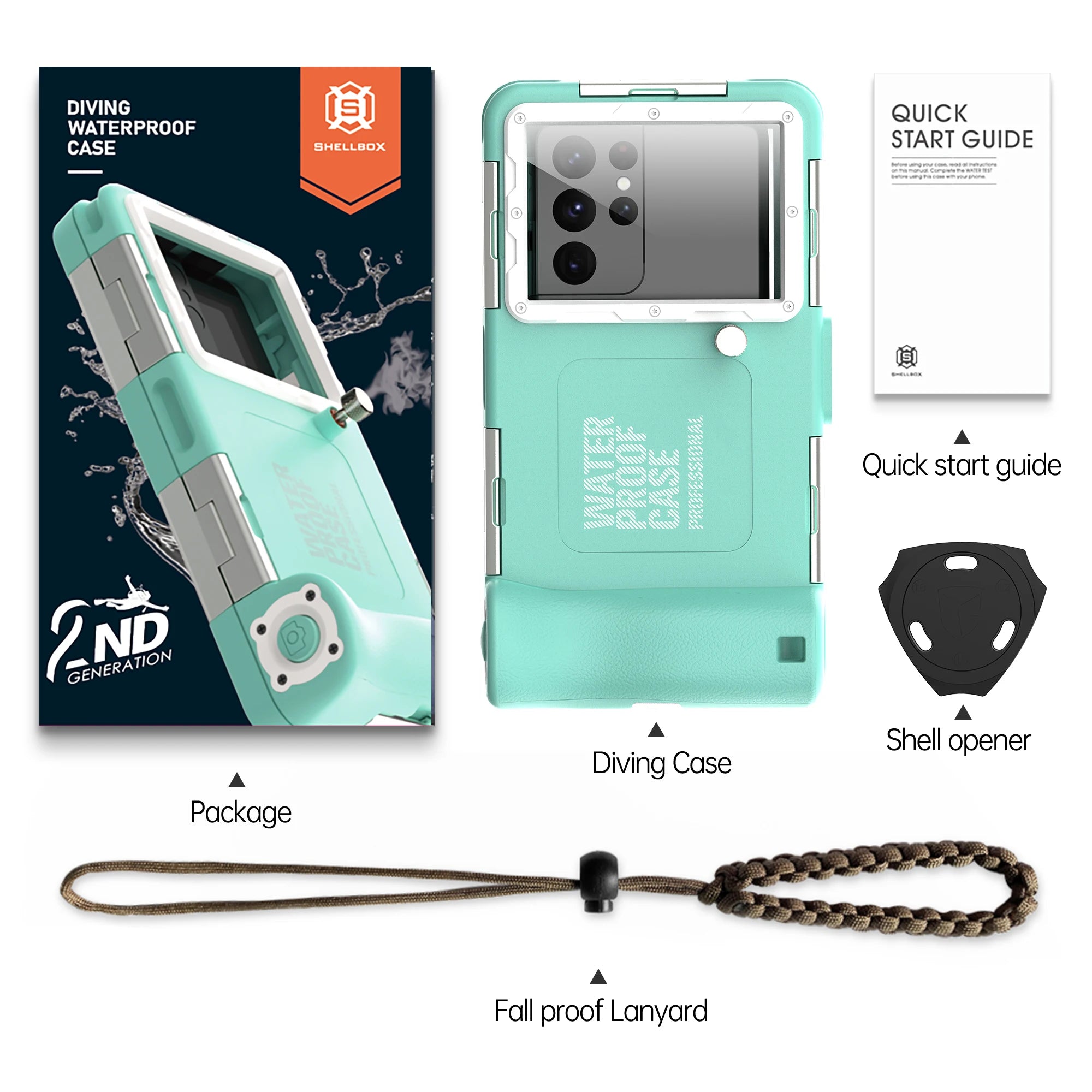 IP68 Waterproof Phone Case – 15m/50ft Diving Cover for Universal 6.9" Phones
