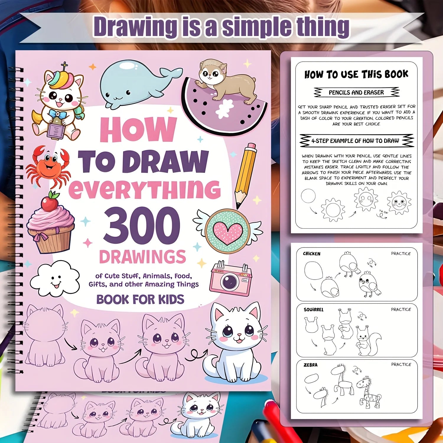 How to Draw Anything — 300 Cute Step-by-Step Drawing Tutorials
