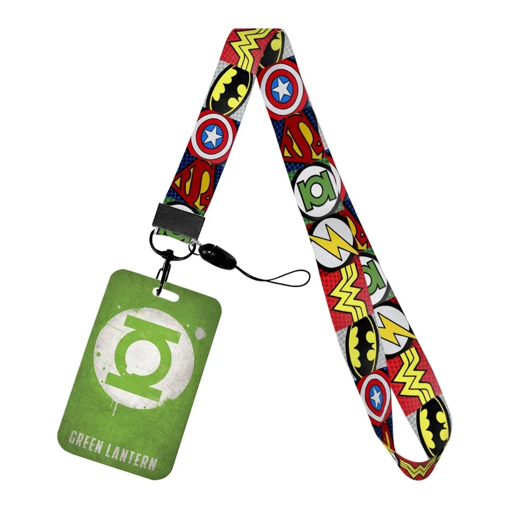 Marvel Character Card Holder with Lanyard | ID Card Holder Keychain