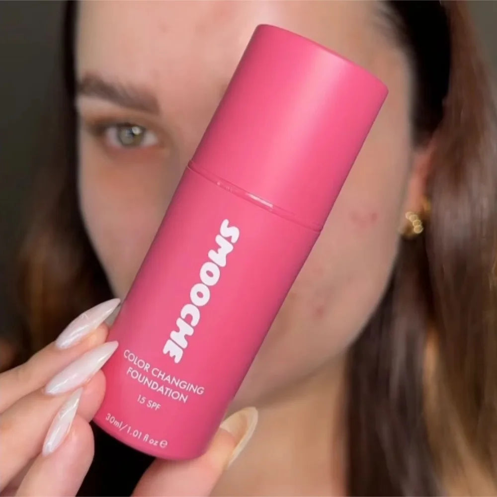 Smooche Colour-Changing Liquid Foundation | Glycerin & Vitamin E | 30ml