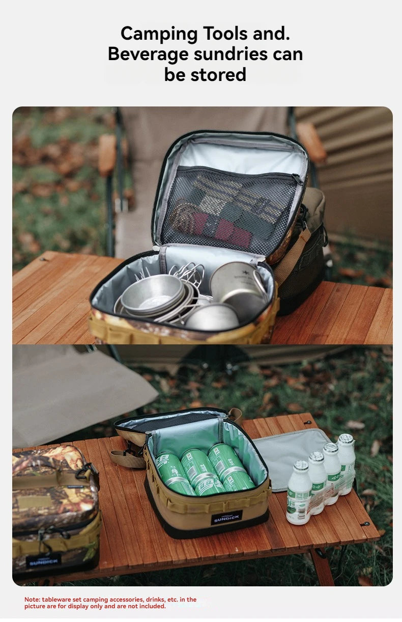 Large insulated picnic cooler bag by Home Sweet Home, featuring a spacious design with handles and zipper closure for outdoor outings.
