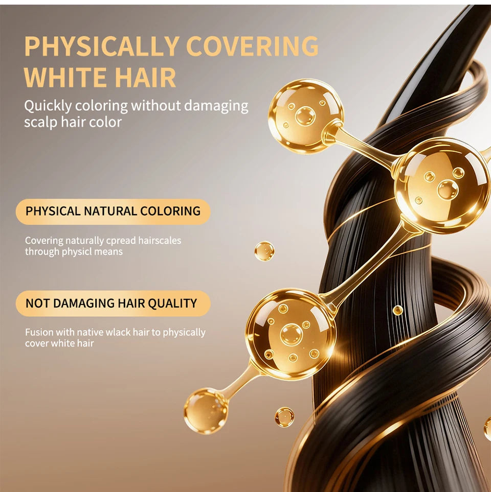 2-in-1 Hair Dye Stick with Comb | Grey Coverage Pen