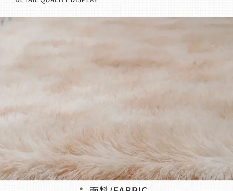 Super Soft Plush Round Rug – Fluffy Thick Pile Carpet for Living Room, Bedroom & Kids Room