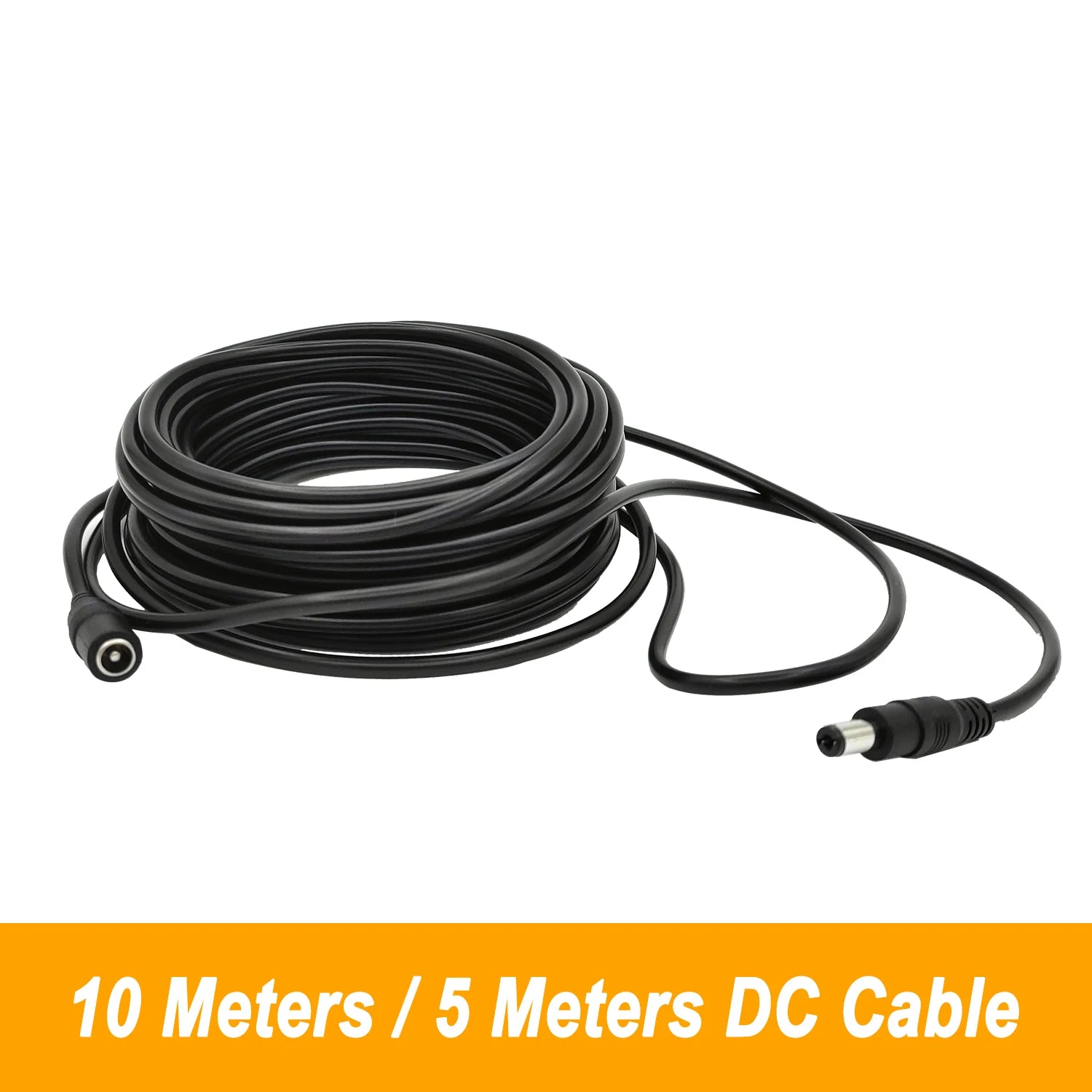 DC 12V Power Extension Cable – 5.5mm x 2.1mm Male to Female Connector (5m / 10m)