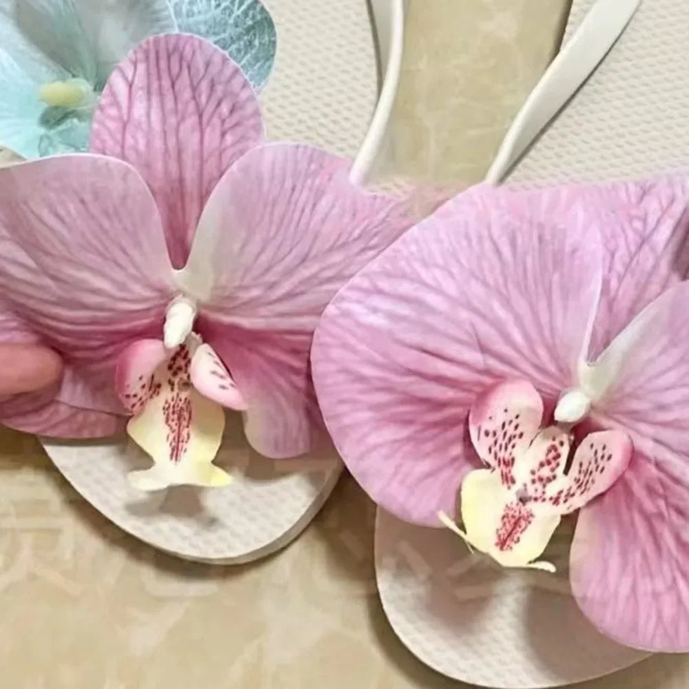 Butterfly & Orchid Flower Shoe Charms | Decorative Shoe Buckles
