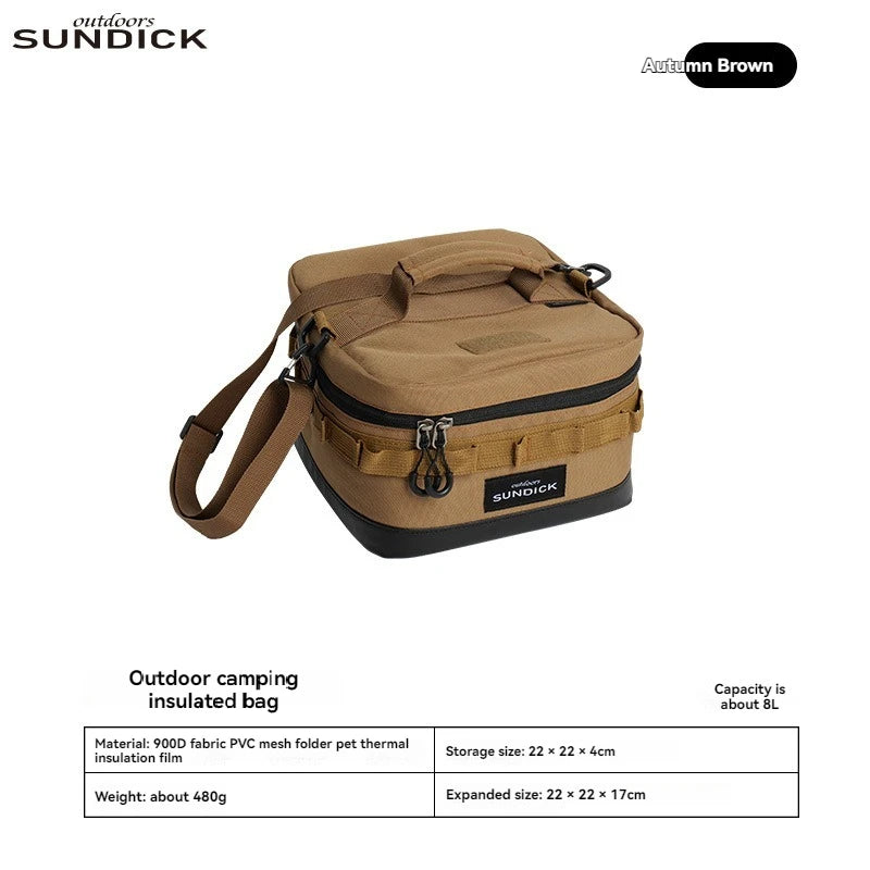 Large insulated picnic cooler bag by Home Sweet Home with spacious interior and durable carry handles, perfect for outdoor gatherings.