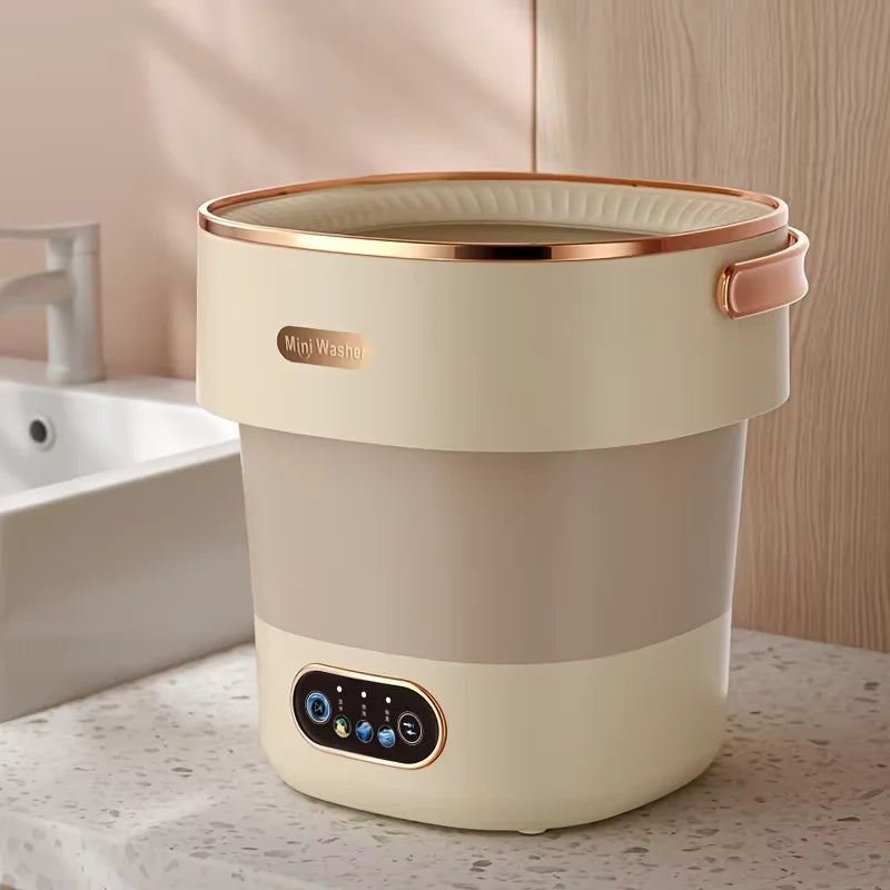 15L Portable Foldable Washing Machine — Mini Washer with Spin TRENDING