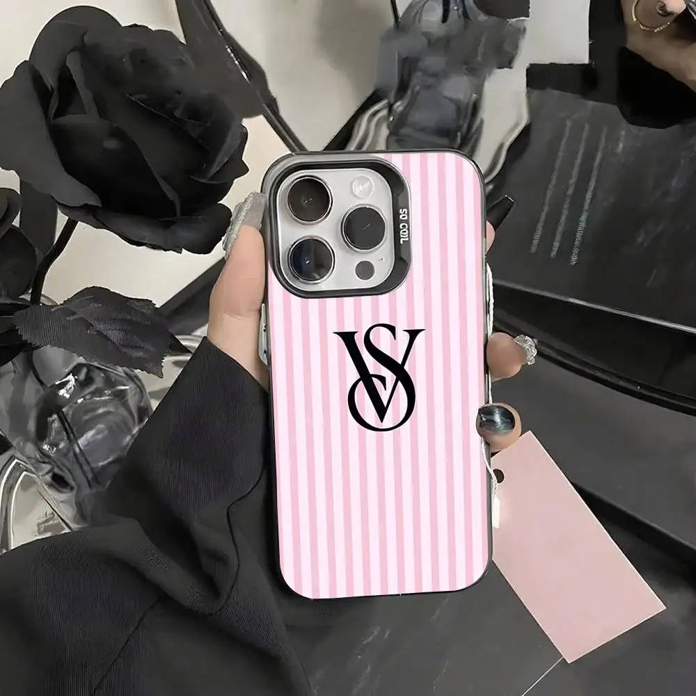 Victoria's Secret Inspired Slim Shockproof iPhone Case | iPhone 11–17 Pro Max