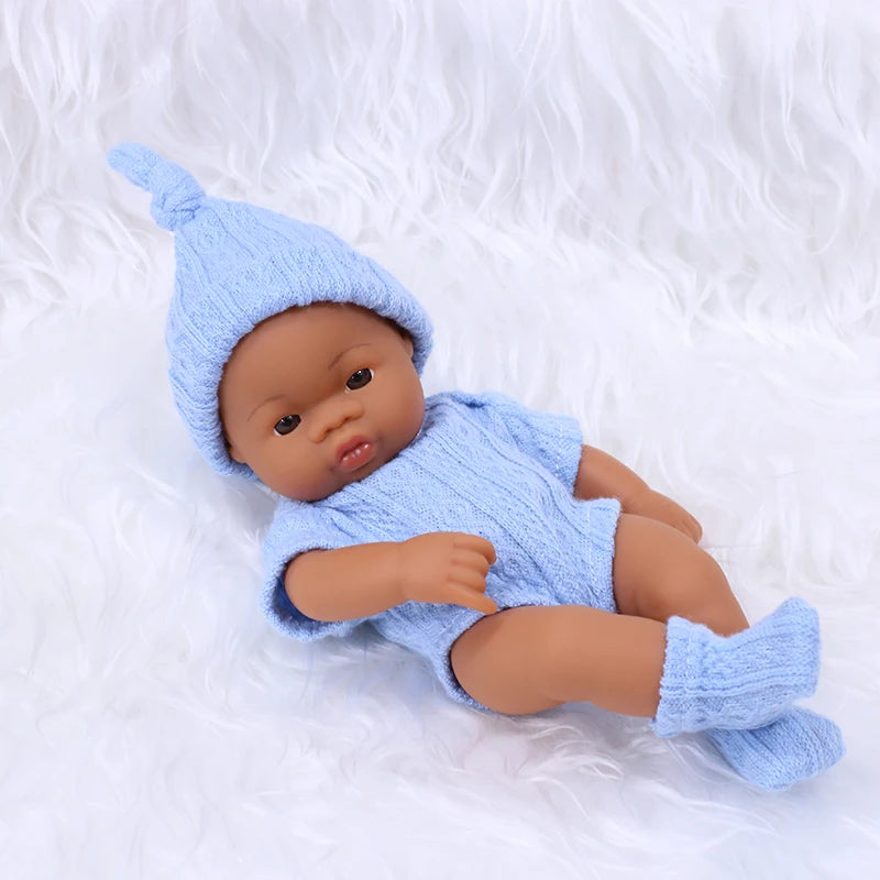 Mini Reborn Doll — 20cm Lifelike Vinyl Baby Doll for Girls
