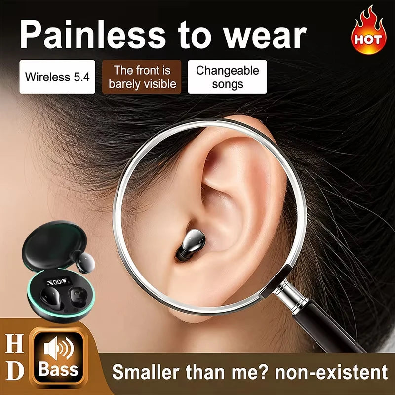 Wireless Bluetooth Sleep Earbuds Noise Isolating Super Bass TWS