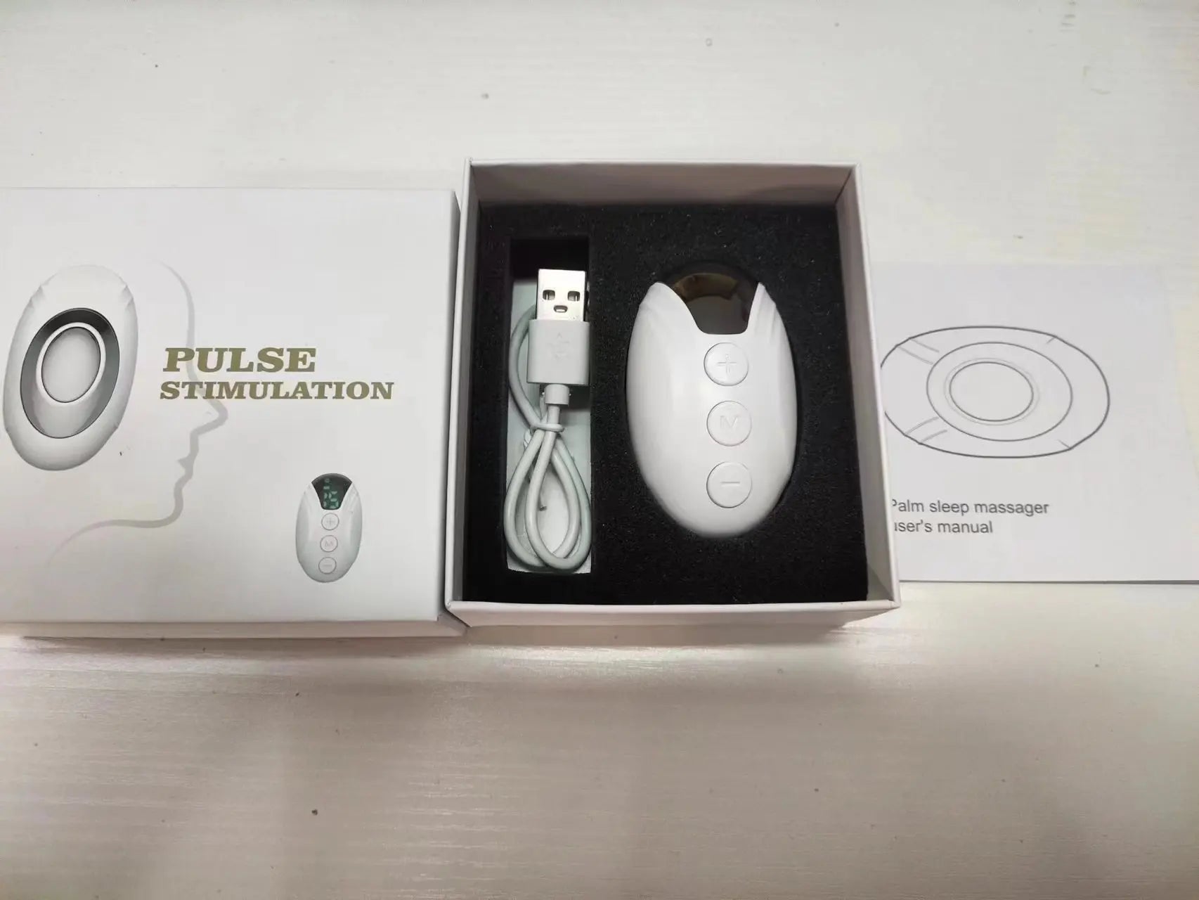 Handheld Sleep Aid Device — EMS Micro-Current Therapy for Insomnia & Anxiety Relief