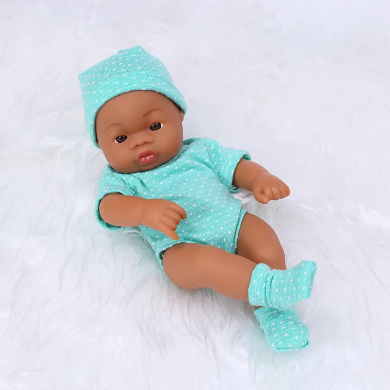 Mini Reborn Doll — 20cm Lifelike Vinyl Baby Doll for Girls
