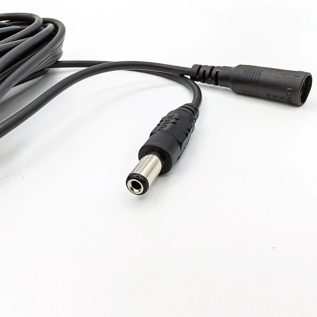 DC 12V Power Extension Cable – 5.5mm x 2.1mm Male to Female Connector (5m / 10m)