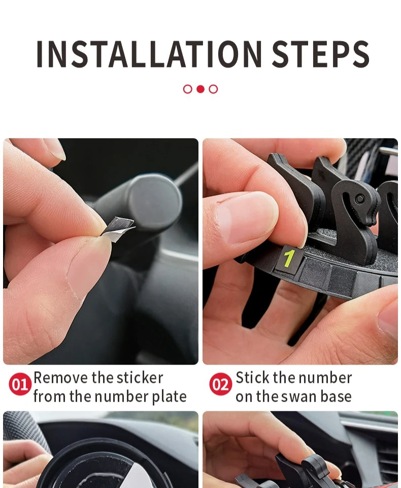 Home Sweet Home car anti-slip silicone dashboard mat holding a phone and small items on a vehicle dashboard.