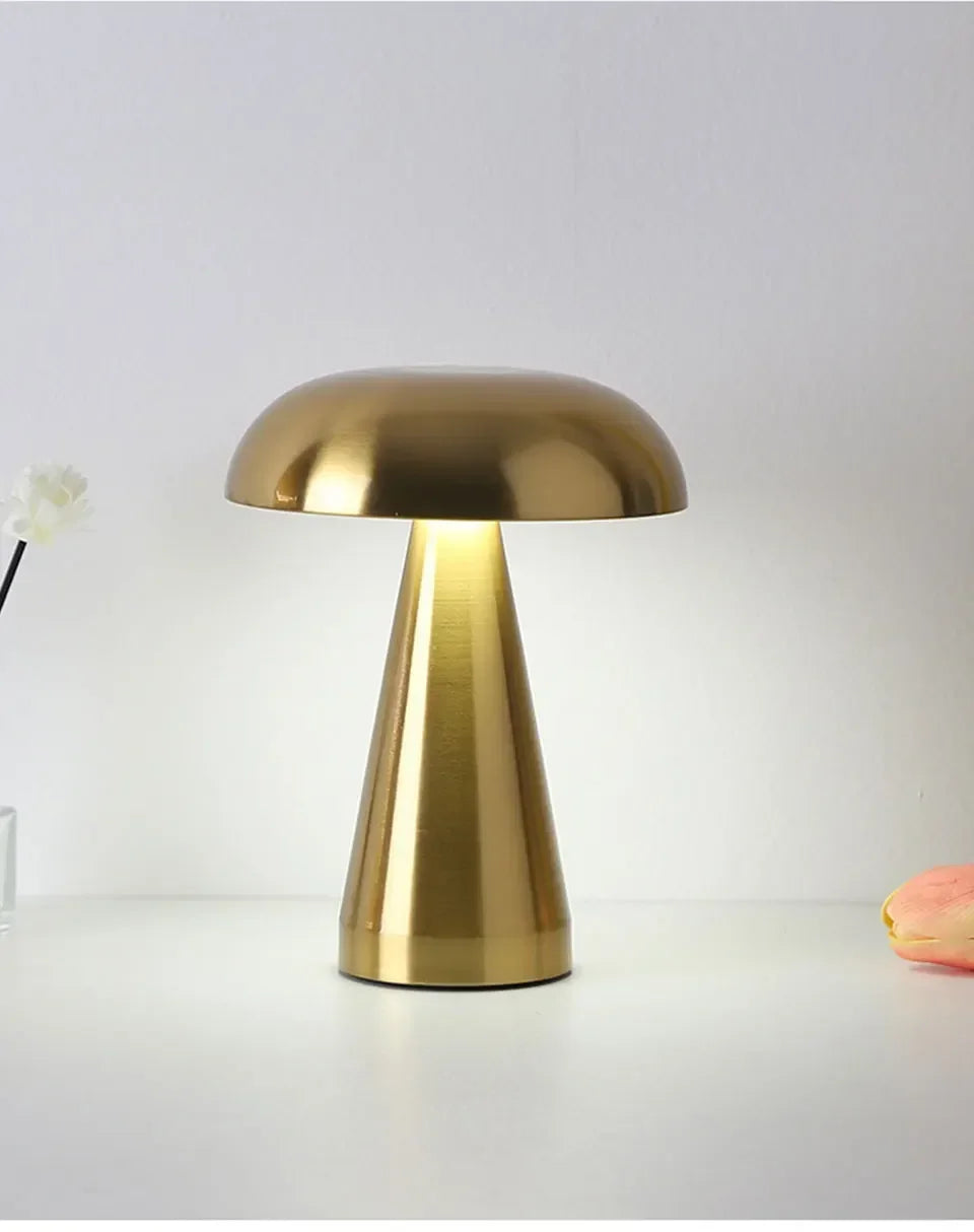 Aamasun Retro Mushroom Table Lamp | Touch Dimmer, 3 Colour Temperatures