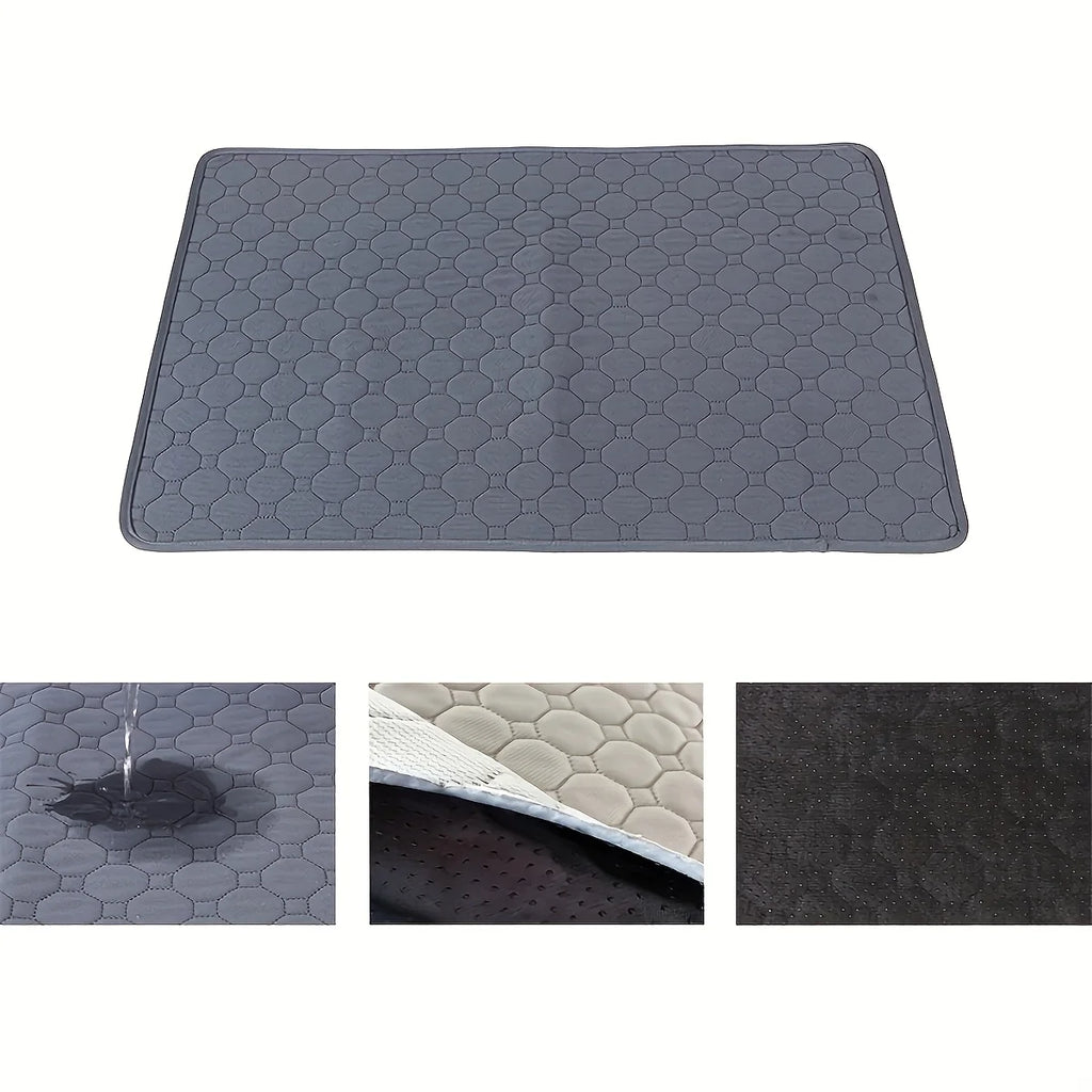 Reusable Washable Dog Pee Pad – Waterproof Absorbent Pet Training Mat