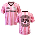Harry Styles Amsterdam Merch Soccer Jersey — Unisex V-Neck T- shirt