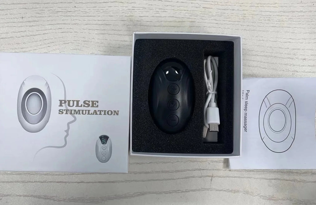Handheld Sleep Aid Device — EMS Micro-Current Therapy for Insomnia & Anxiety Relief