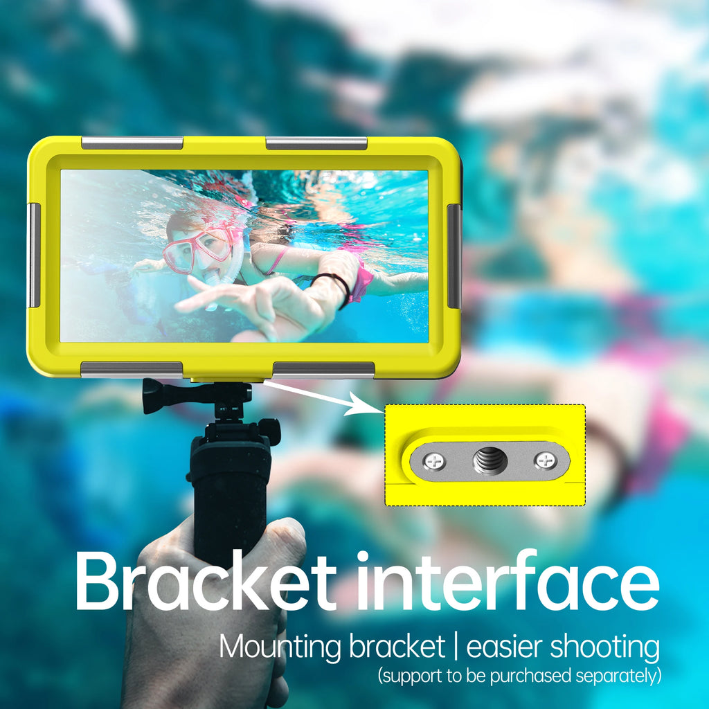 IP68 Waterproof Phone Case – 15m/50ft Diving Cover for Universal 6.9" Phones