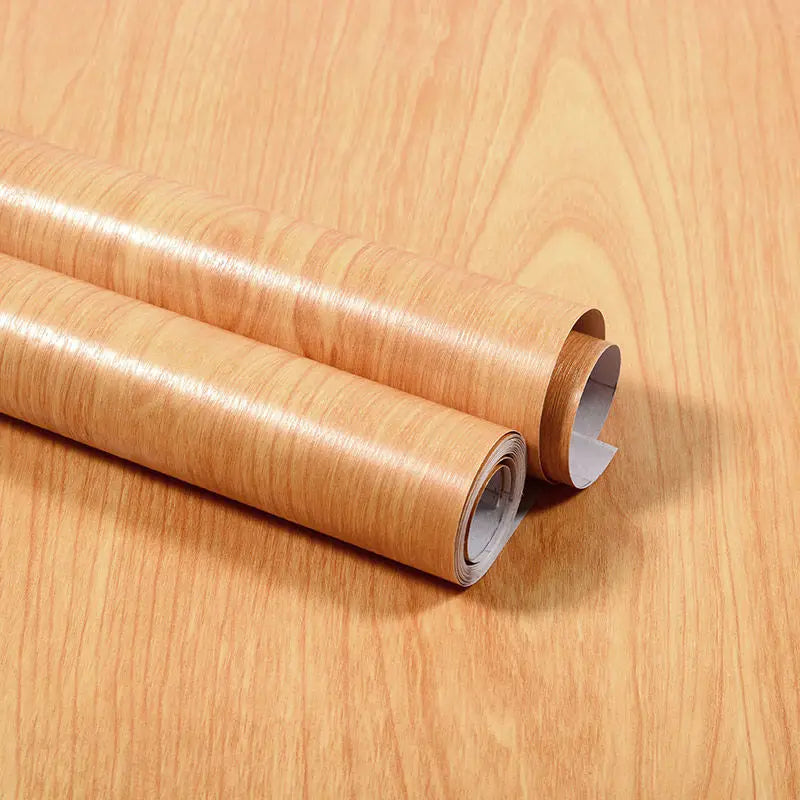 Wood Grain Peel & Stick Wallpaper – Self-Adhesive Waterproof PVC Wall Sticker